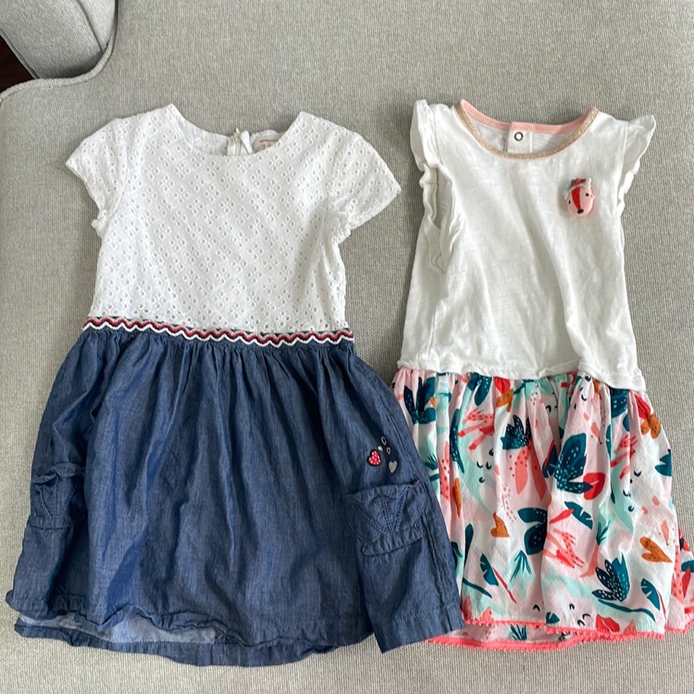Two Catinimi size 4 kids dresses